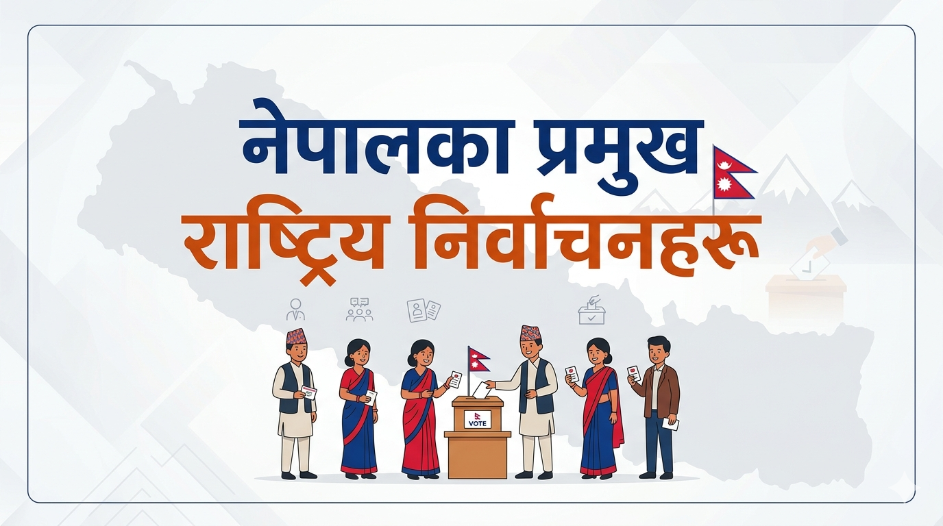 Historical table of major national elections in Nepal