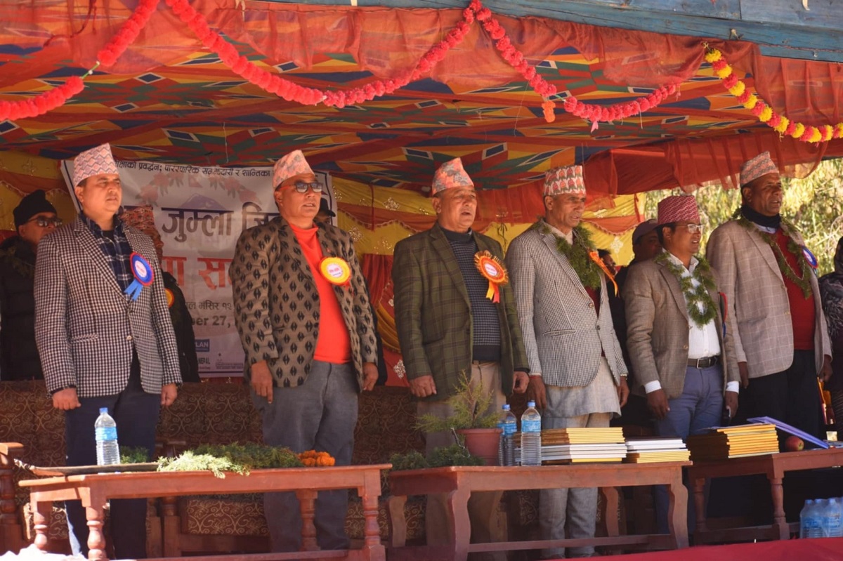 जुम्ला साक्षर जिल्लाका रूपमा घोषणा