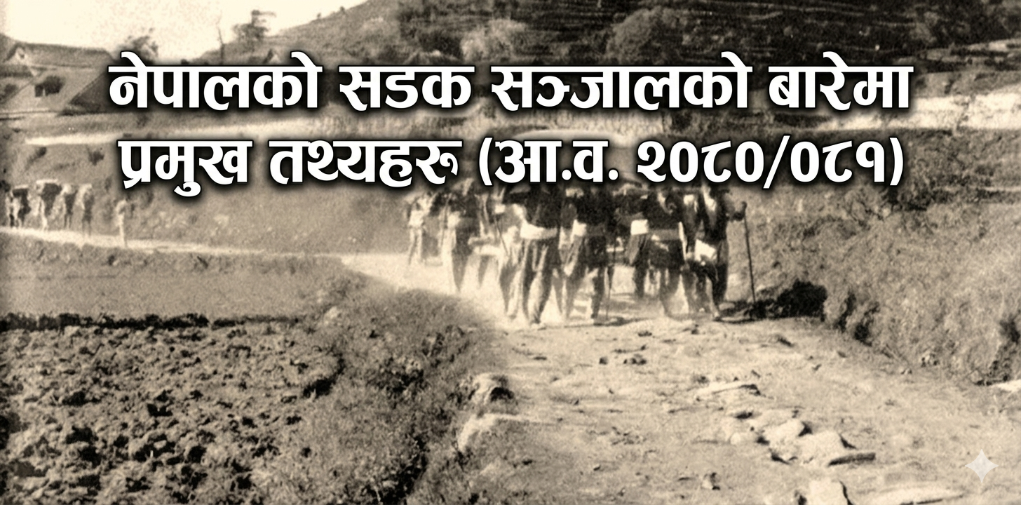Key facts about Nepal's road network (F.Y. 2080/081)