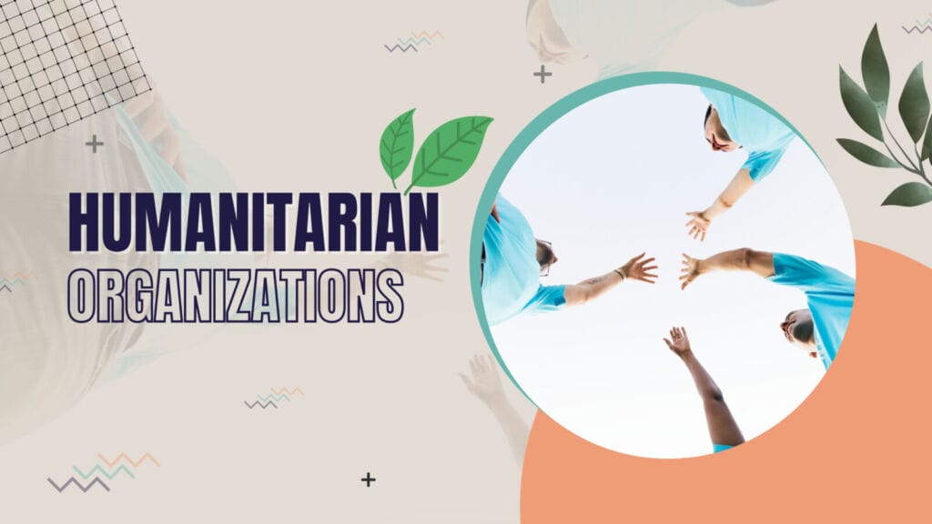 Major international humanitarian programs and organizations