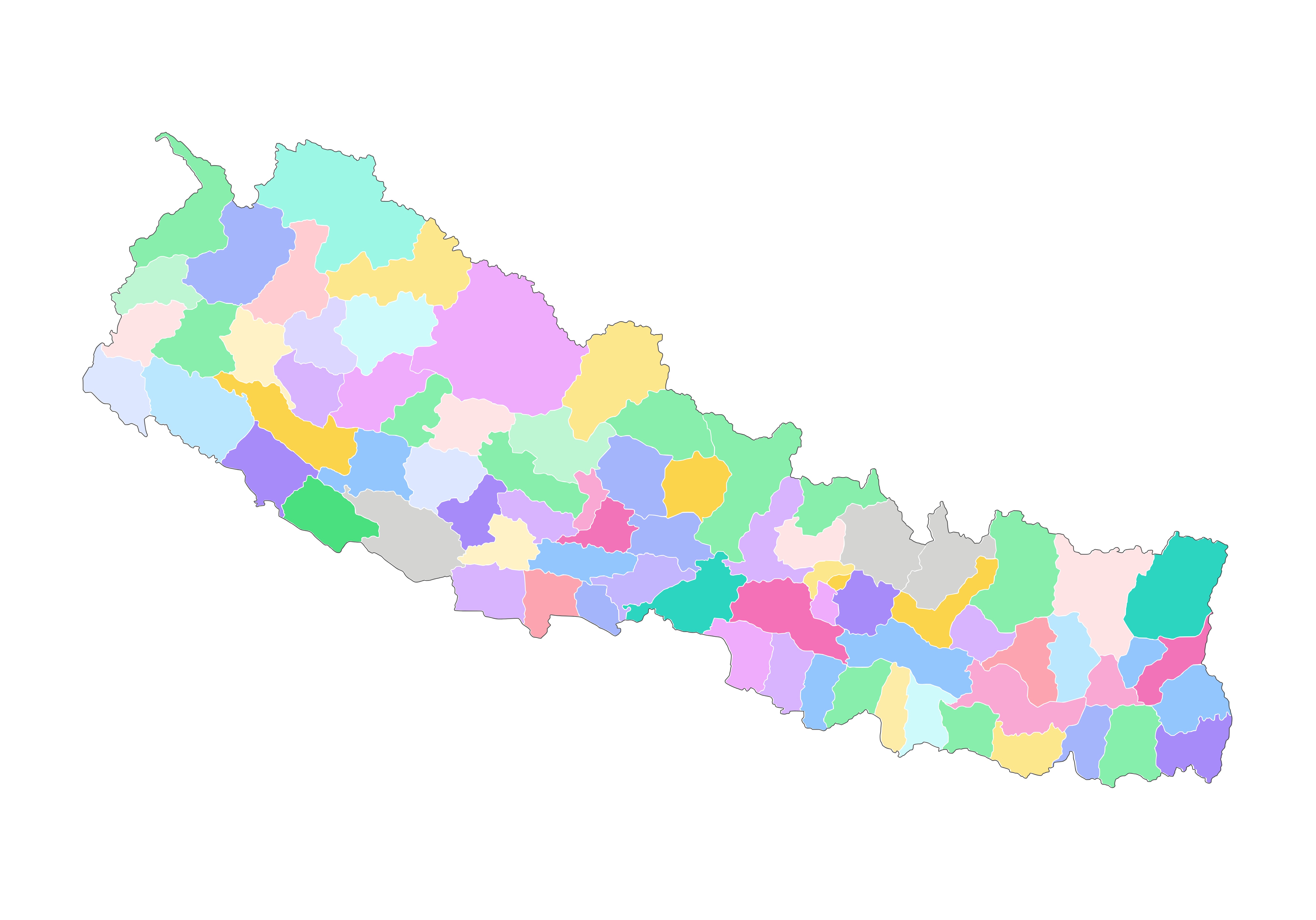 Literate nepali districts to date
