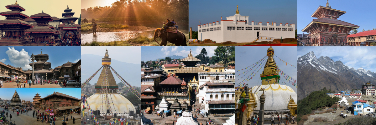 Heritage sites of Nepal listed on the World Heritage List