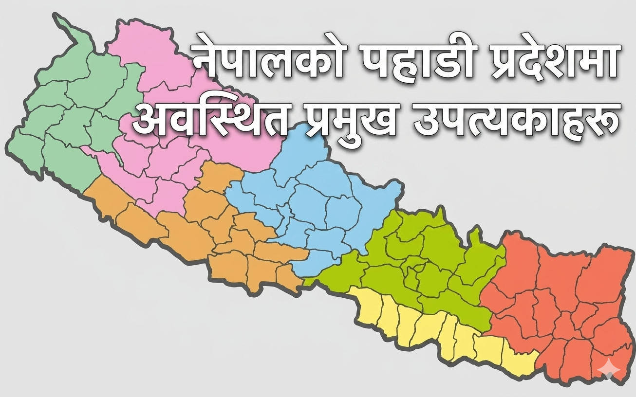 Major valleys located in the hilly regions of Nepal