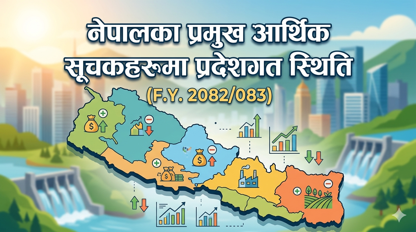 Regional position in Nepal's major economic indicators (highest and lowest)