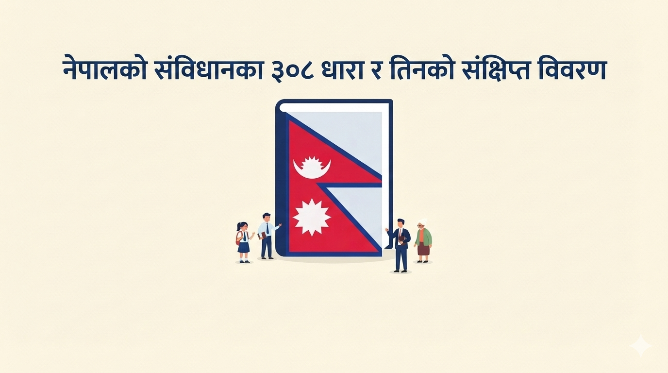 308 Articles of the Constitution of Nepal and their brief descriptions