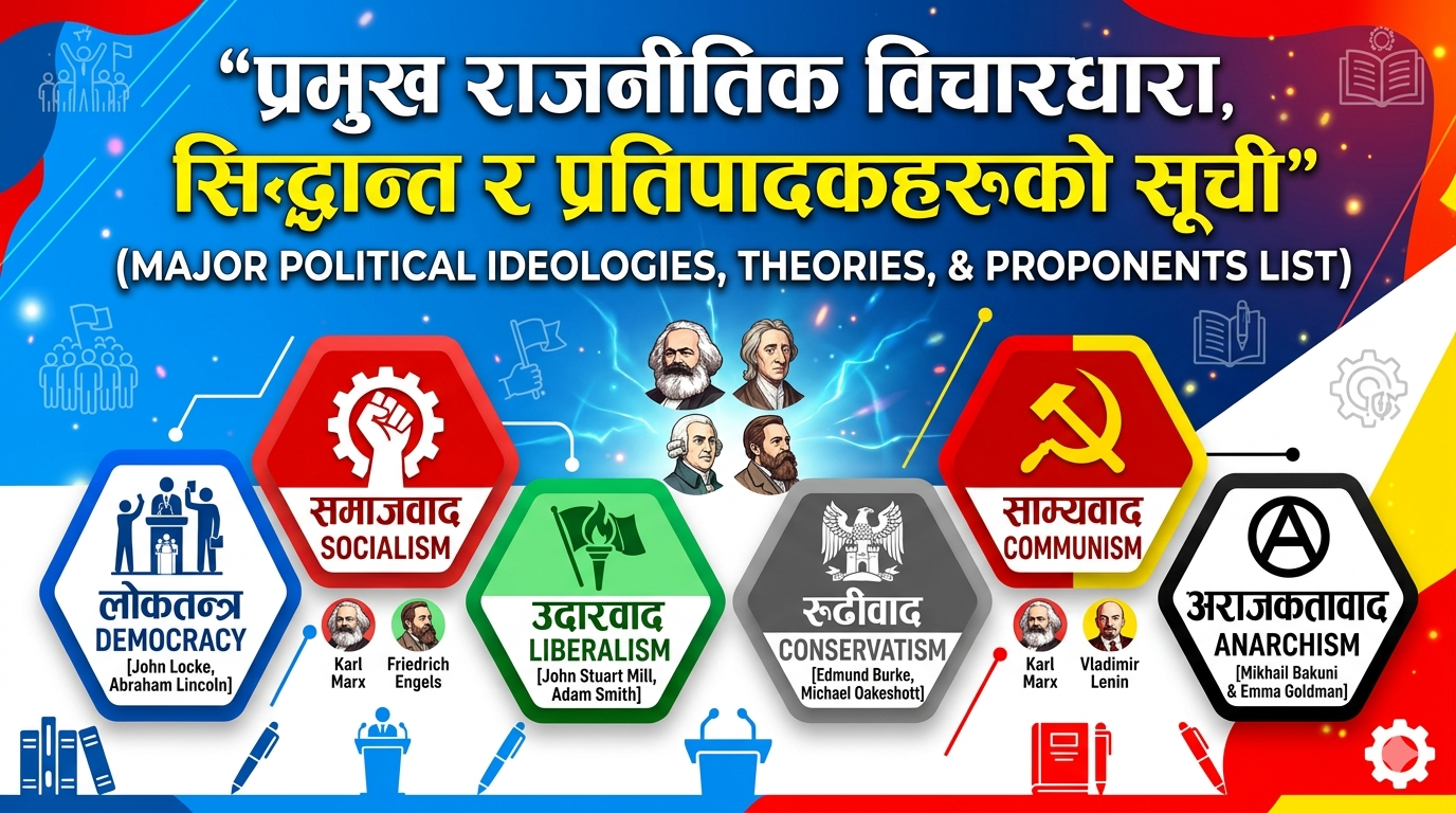 List of major political ideologies, theories, and exponents